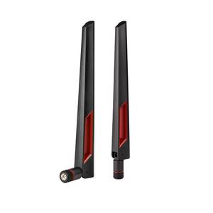lot 20438 image: Superbat WiFi Antenna with RP-SMA Male Connector, 2.4GHz 5GHz 5.8GHz Dual Band Antenna for PCI-E WiFi Network Card USB Wireless Camera Router Hotspot etc. 2pcs
