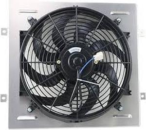 lot 11701 image: CoolingBest Aluminum Radiator Fan Assembly HD251113-28