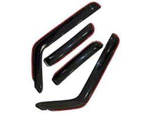 lot 11703 image: Window Visor Rain Guards with Red Trim For Type Of Vehicle Unknkown Brand Un3