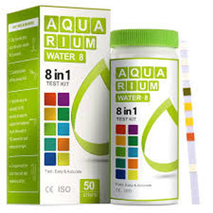 lot 12151 image: Aquarium Water-8 Test Kit with 50 Strips
