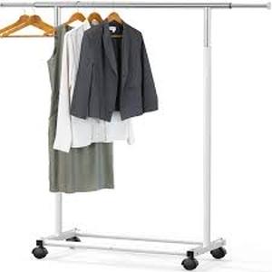 lot 15312 image: Simple Training Garment Rack in White