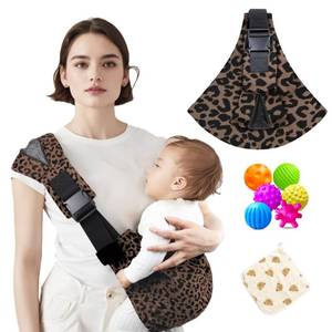 lot 2247 image: Baby Sling Carrier Adjustable Baby Sling 2025 Upgraded Toddler Sling Comfortable Baby Wrap Carriers Ergonomic-Designed, Travel Friendly Carrying 10-45 LbsLeopard