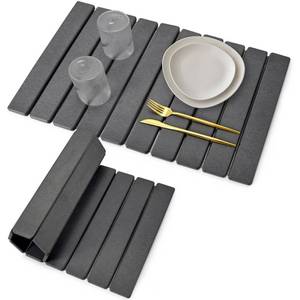 lot 3222 image: Stone Dish Drying Mat for Kitchen Counter � Collapsible 24(L)16 (W) Super Absorbent Diatomaceous Earth Dish Drying Mat, Grey Kitchen Counter Mats for Dishes ,Bottles, Cups, Match Any Countertopin