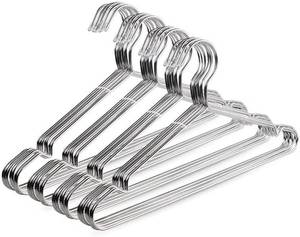 lot 3795 image: TIMMY Wire Hangers 40 Pack Stainless Steel Strong Metal Coat Hanger Clothes 16.5 Inch.