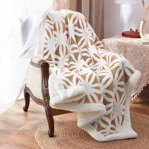 lot 3797 image: LOMAO Sherpa Fleece Blanket for Mom Cozy Soft Throw Blanket for Women Men Easter Gifts Dual Sided Couch Sofa Bed Blanket (Khaki, 51x63in)in