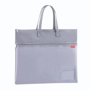 lot 4124 image: Pendancy Mesh Zipper Pouch A4 Size, Large Double Pocket Waterproof File Bag with Handle, 11x13.8 in Foldable Document Storage for Puzzle ProjectCross StitchTravelOfficeAdvanced Gray