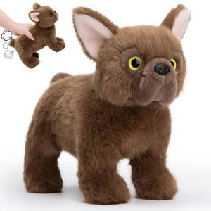 lot 4246 image: SnugBibble Farting Dog Stuffed Animal, Puppy Bulldog Stuffed Animals, Built-in 30 Kinds of Funny Fart Sounds, Just Gently Squeeze to Simulate Farting. Suitable for Kids, Adults and Pranksters