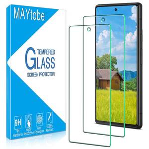 lot 4293 image: MAYtobe 2 Pack Designed for Google Pixel 7 Screen Protector Tempered Glass, Full Coverage, 9H Hardness, Bubble Free, Anti Scratch, Easy to Install