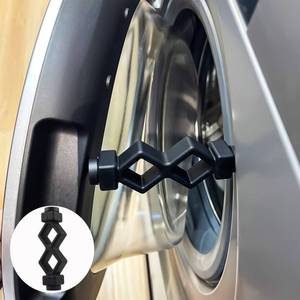 lot 10435 image: Short Washer Door Prop, �Shorter, Space-Saving�, Compact Front Load Washer Door Prop, Keep Front Loader Door Open, Washer Door Holder for Small Laundry Room, Black