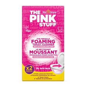 lot 14101 image: Stardrops - The Pink Stuff - The Miracle Power Foaming Toilet Cleaner - 2 Treatments - Self Activating Pink Foam Pack of 1 (7 Ounce)