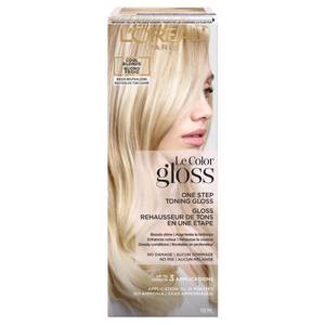 lot 14106 image: L�Oreal Paris Le Color One Step Hair Toning Gloss, Cool Blonde, 4 Ounce