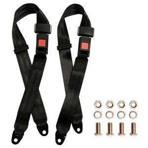 lot 14108 image: ROSSROLLA Universal Seatbelt Kit for Golf Cart, Go Kart, UTV, EZGO, Yamaha, Club Car Seat Belt Kit (2 Pack)