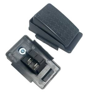 lot 14134 image: 2 Pin 12-Volt 24-Volt Foot Pedal Switch Replacement Parts for Ride On Toys Kids Electric Cars 6V 12V 24V Accelerator Switch Trax Jeep SUV Truck Tractors Black Socket