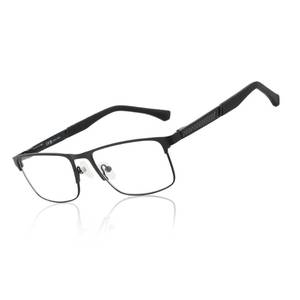 lot 14203 image: ZENOTTIC Blue Light Glasses Men  Black Reading Glasses Men - Square Frame Computer Glasses - Anti Glare Metal Readers - Middle-Aged Male Teachers in Virtual Classes (Black,1.00x)
