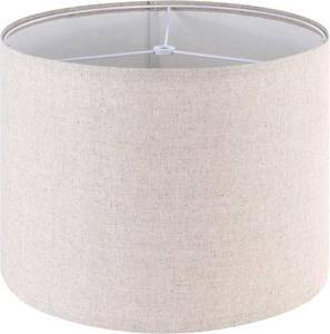 lot 14259 image: GOandSO Beige Medium Drum Lamp Shade for Table Lamps Floor Lamps- 13 Top x 13in Bottom x 10 inHigh(Spider) Oatmeal Linen Shade Replacement Lampshade Barrel Lampshade Fabric -Rustic -1 Pack Easy Assemblyin