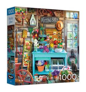 lot 14269 image: RoseArt - Hobby Haven - The Potting Shed - 1000 Piece Jigsaw Puzzle for Adults