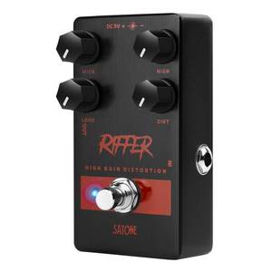 lot 14284 image: Satone S811 Riffer High Gain Distortion Electric Guitar Effect Pedal - High Gain Distortion Effect Preset Acoustic Metal Pedal with True Bypass