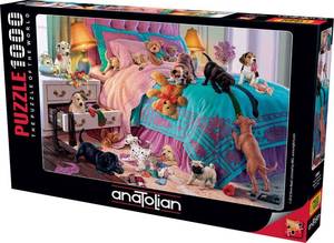 lot 15324 image: Anatolian Puzzle - Naughty Puppies, 1000 Piece Jigsaw Puzzle, Code 1064