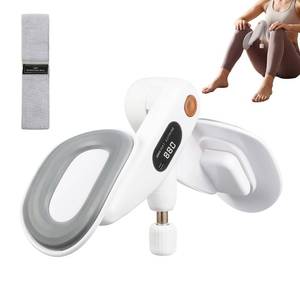 lot 15329 image: Inner Thigh and Pelvic Floor Trainer for Women � Adjustable Hip Toner with LED Counter, Multifuctional Full-Body Sculpting Kegel Exerciser for Home and Postpartum Strengthening (White)