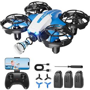 lot 16013 image: LIFECHOIC Drones with Camera for Kids and Beginners, Mini FPV Drone 1080P, 3D Flips, Waypoint Fly, APP Control, Optical Flow, Lights, RTF Remote Control Flying Toy Gifts for Boys Girls