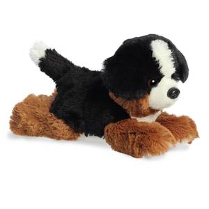 lot 16458 image: Aurora� Adorable Mini Flopsie� Bernie Mountain Dog� Stuffed Animal - Mini Companions Ready for Playful Adventures - for Kids All Ages, Toddlers, Adults, and Families - Black 8 Inches