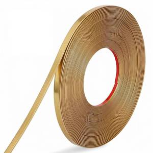 lot 16468 image: Fyguard 32Ft Gold Trim Peel and Stick 0.25IN Gold Strip Tape, Self-Adhesive Molding Trim Tape for Mirror Frame Border Walls Cabinet Tile Decorative