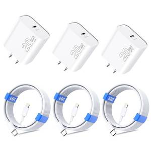 lot 16469 image: for iPhone 14 13 12 11 Charger Fast Charging MFi Certified, 2-Pack 20W PD USB C Wall Charger Block with 6.6ft USB C to Lightning Cable Compatible with iPhone 14 Pro MaxProPlusMiniiPad and More