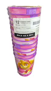 lot 16493 image: PAW Patrol 16oz Plastic Cups Set of 12