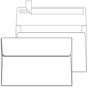 lot 17365 image: Ohuhu A2 Printable White Envelopes 500 Pack - Bulk A2 4-38 x 5-34in Self-Seal Envelopes for 4.25x5.5 Cards RSVP Christmas Cards Wedding Invitations Photo Baby Showerin