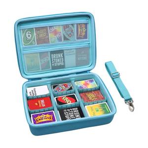 lot 17514 image: XANAD Card Game Case Fits 3000 Cards, Fits for Baseball Sports playing cardUNOplaying card Against Humanity Card Game and All Other Card Games Expansions (Sky Blue)