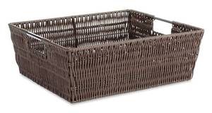 lot 17529 image: Whitmor Java Rattique Shelf Storage Tote Basket, 1 Count (Pack of 1)