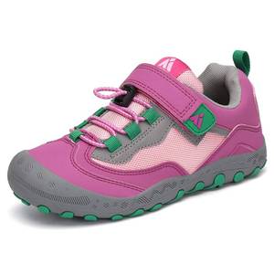 lot 18193 image: Mishansha Boyfts Girlfts Hiking Shoes Low Top Sneakers Outdoor Trekking Walking Climbing Running Shoes Pink 9.5 Toddler