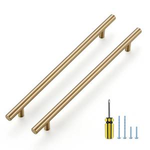 lot 18222 image: Ravinte 5 Pack Kitchen Cabinet Handles Champagne Bronze 8-1316 Inch Hole Center Stainless Steel Pulls for Dresser Drawer Cupboard Handles with Screwdriver, 11-310 Inch Length