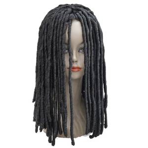 lot 18236 image: Lydell Twist Hair Crotchet Braids Wigs Synthetic Dreadlocks Braids Hair Wig (Natural black)