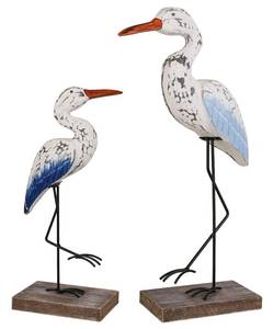 lot 18289 image: SAILINGSTORY Wooden Seagull Figurine Sea Bird Statue Nautical Coastal Beach Decor
