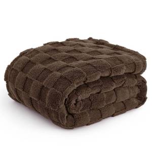lot 19269 image: Bedsure GentleSoft Brown Throw Blanket for Couch - Super Soft Cozy Blankets Gifts for Kids Girls, Cute Small Fleece Throws for Bedroom Home Decor, 50x70 Inches