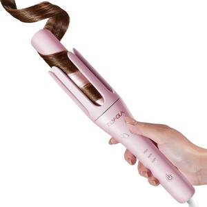 lot 19309 image: TSUYAGLA Automatic Curling Iron,1 14 inch Hair Curler with 3 Temperatures, 10S Fast Heating, 2-Way Rotation, 30 Min Auto Shut-Off, 500 Million Ionic, Anti-Scald-Tangle for Long Hair