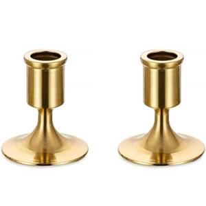 lot 20104 image: Sziqiqi Gold Candlestick Candle Holders - Decorative Candle Holders for Candlesticks Taper Candles Set of 2 for Dinning Table Fireplace Mantel Home Coffee Decorations