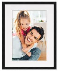 lot 13175 image: Large Black Picture Frame with White Mat 25.5 x 19.5 in