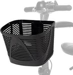 lot 19295 image: Plastic Storage Basket with Handle Scooter Basket