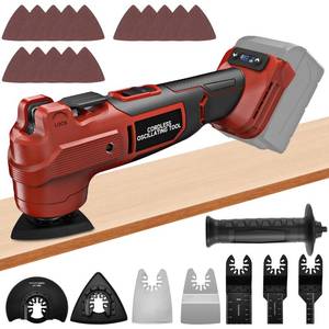 lot 1287 image: CAMXTOOL Upgraded Oscillating Multi Tool Compatible with Milwaukee 18V Max Battery, Cordless Oscillating Tool with Brushless Motor 20000 OPM, 7 Gear for Cutting, Sanding, Scraping, Tool Only