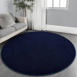 lot 1290 image: Gifeas Ultra Soft Round Area Rugs for Living Room Bedroom, 4x4 Feet Navy Blue Thickened Memory Foam Modern Indoor Circle Carpets, Non-Slip Comfy Circular Rug for Boys Girls Nursery Room Home Decor