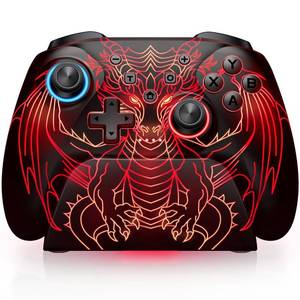 lot 2292 image: ELISWEEN Wireless Gaming Controller with Charging Dock for PC Hall Effect Joystick & 1000Hz Polling  Programmable Back Buttons, RGB, Turbo, Gyro  Compatible with SwitchSwitch 2, Android, iOS