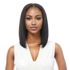 lot 2320 image: TIANYOUHAIR 12 Inch Real 100% Human Hair Bob Wigs HD Front 13�4 Lace Wig for Professional Female Diverse Styles