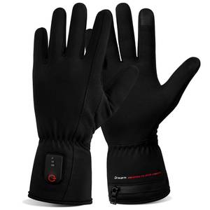lot 2377 image: Dr.Warm Heated Glove Liners, Rechargeable Heated Gloves Electric Battery Heating Riding Ski Snowboarding Hiking Cycling Hunting Touchscreen Thin Gloves Hand Warmer