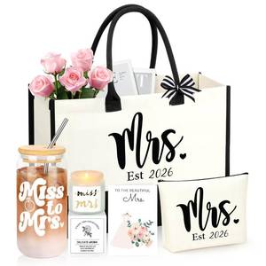 lot 4335 image: JoycuFF Bride Gifts for Bridal Shower 2026, Wedding Gifts for Bride to Be, Future Mrs, Engagement, Bachelorette Party Gift Set of 5