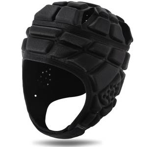 lot 4339 image: KRUI Soft Shell Helmet 7v7 Flag Football Helmet Scrump Cap Soft Padded Rugby Helmet Headguard Adjustable Breathable EVA Foam Impact Resistant for Youth Adults