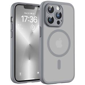 lot 4351 image: TOCOL Magnetic for iPhone 13 Pro Max Case, Upgraded Full Camera Protection, Compatible with Magsafe, Drop Protection, Translucent Matte Back for iPhone 13 Pro Max 6.7 inch (Gray)
