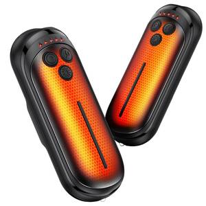lot 4368 image: DeeKom Rechargeable Hand Warmers 2 Pack, 6000mAh Electric Hand Warmer Rechargeable, 2 in 1 Portable Hand Warmers with AI Smart Chips, Outdoor, Hunting, Camping for Family for Christmas