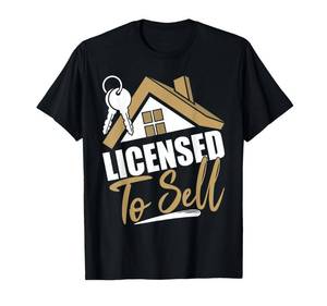 lot 4389 image: Licensed to Sell - Realtor Real Estate Agent T-Shirt XL ladies
